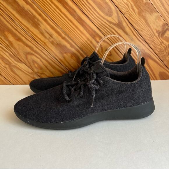 Allbirds Men's The Wool Runner Sneakers in Natural Black - Picture 2 of 8